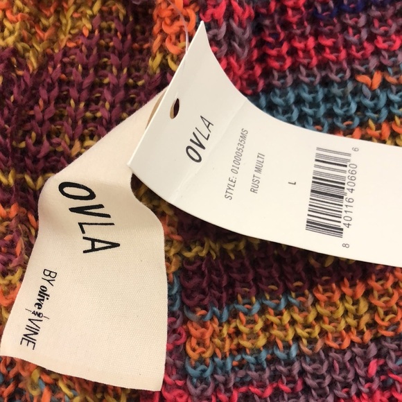 NWT OVLA sweater colorful - Picture 3 of 9